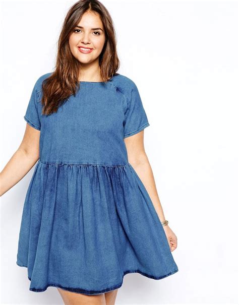 asos plus dresses|asos plus size denim dress.